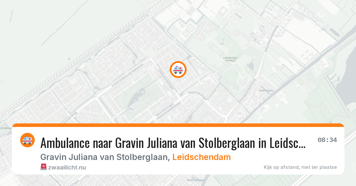 Ambulance naar Gravin Juliana van Stolberglaan in Leidschendam — 11 jul 2026