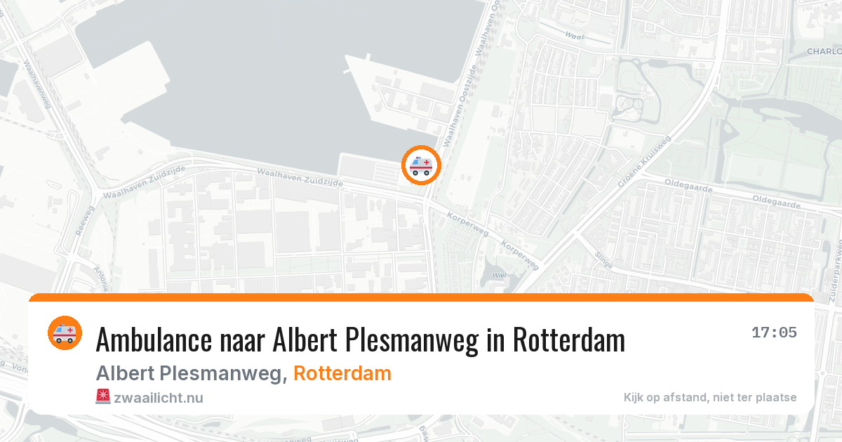 Ambulance naar Albert Plesmanweg in Rotterdam — 11 jul 2026