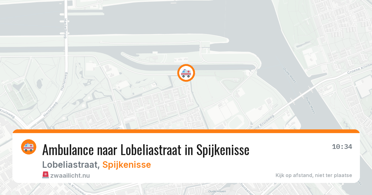 Ambulance naar Lobeliastraat in Spijkenisse — 18 jul 2026