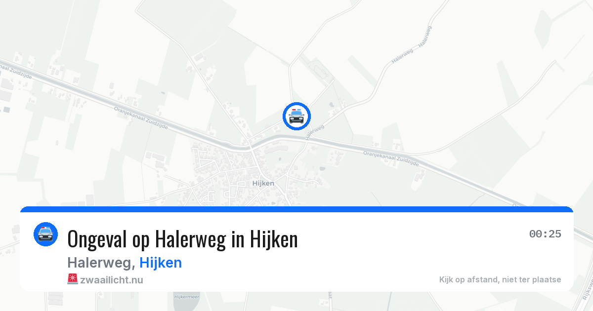 Ongeval op Halerweg in Hijken — 13 mrt 2026