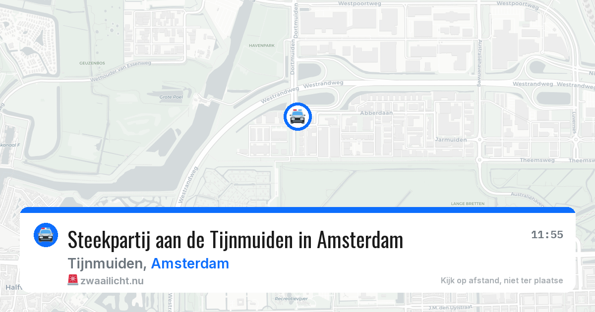 Steekpartij aan de Tijnmuiden in Amsterdam — 5 jun 2026
