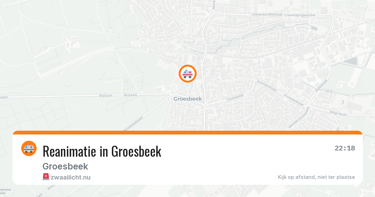 Reanimatie in Groesbeek — 26 feb 2026