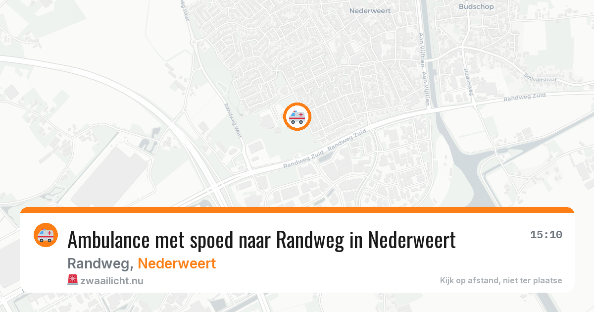 Ambulance met spoed naar Randweg in Nederweert — 7 jul 2026