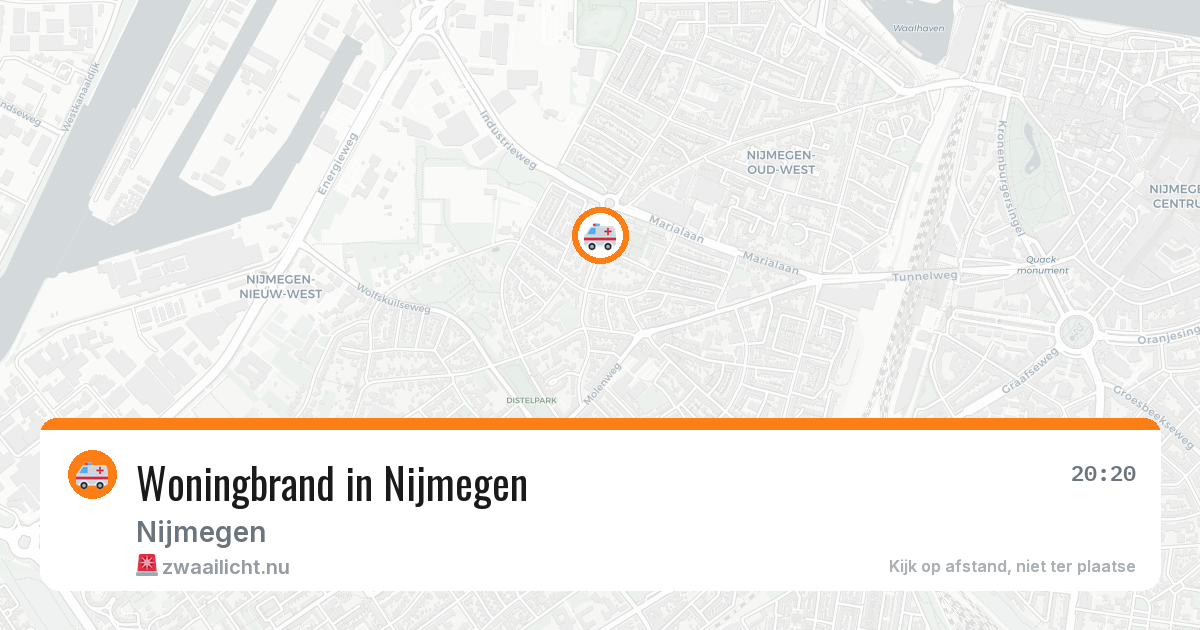 Woningbrand in Nijmegen — 10 apr 2026