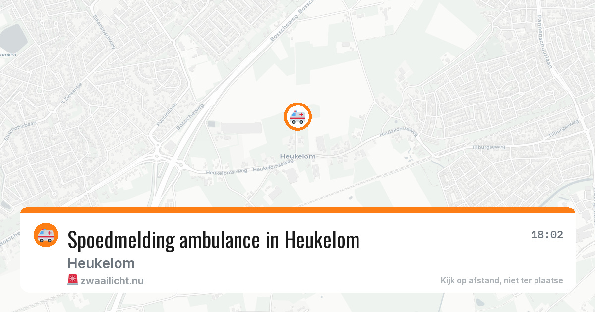Spoedmelding ambulance in Heukelom — 28 mei 2026