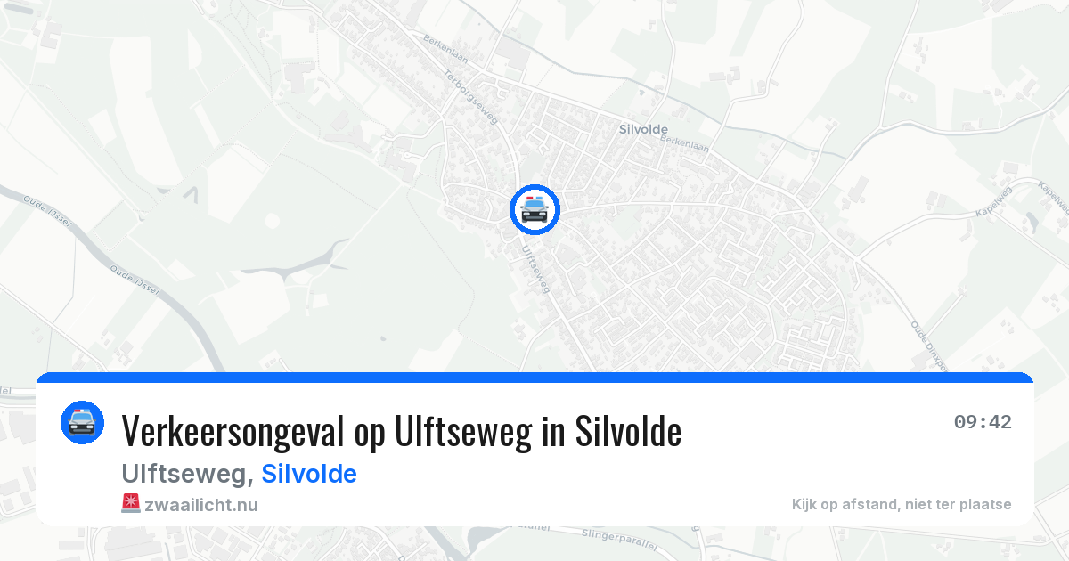 Verkeersongeval op Ulftseweg in Silvolde — 22 jul 2026