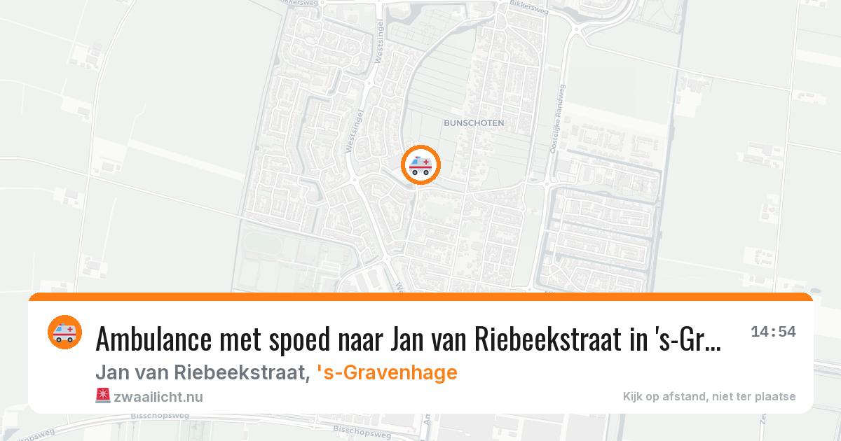 Ambulance met spoed naar Jan van Riebeekstraat in 's-Gravenhage — 16 jan 2026