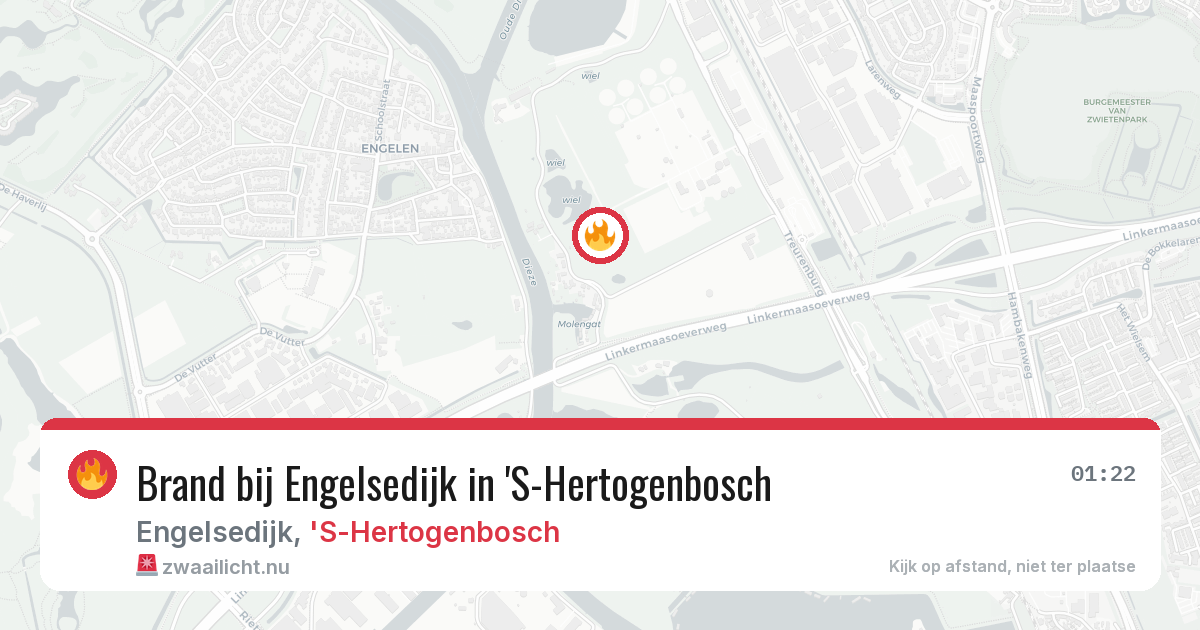 Brand bij Engelsedijk in 'S-Hertogenbosch — 25 jul 2026
