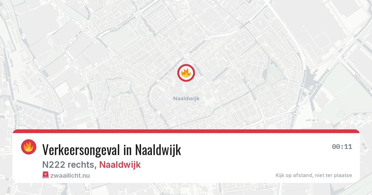 Verkeersongeval in Naaldwijk — 18 apr 2026