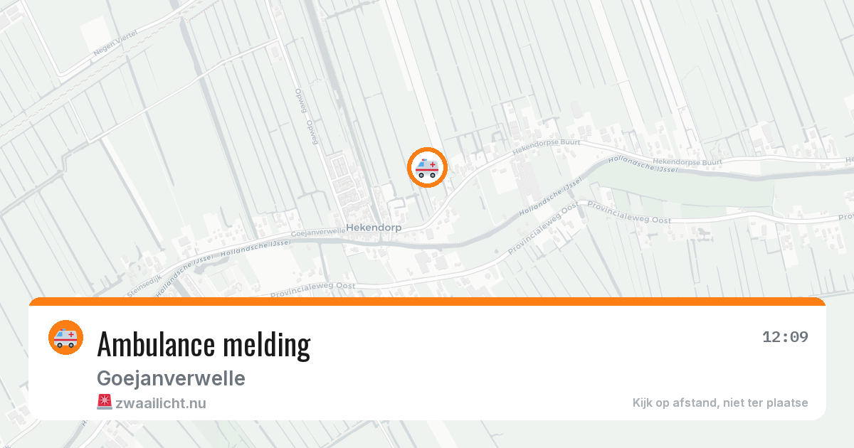 Ambulance melding — 21 mei 2026