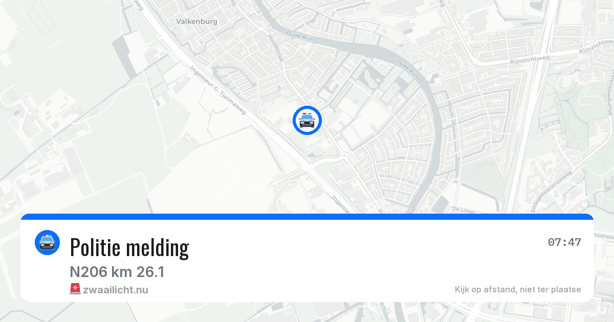 Politie melding — 24 mrt 2026