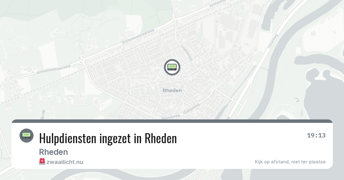 Hulpdiensten ingezet in Rheden — 5 feb 2026 | 🚨 Zwaailicht.nu
