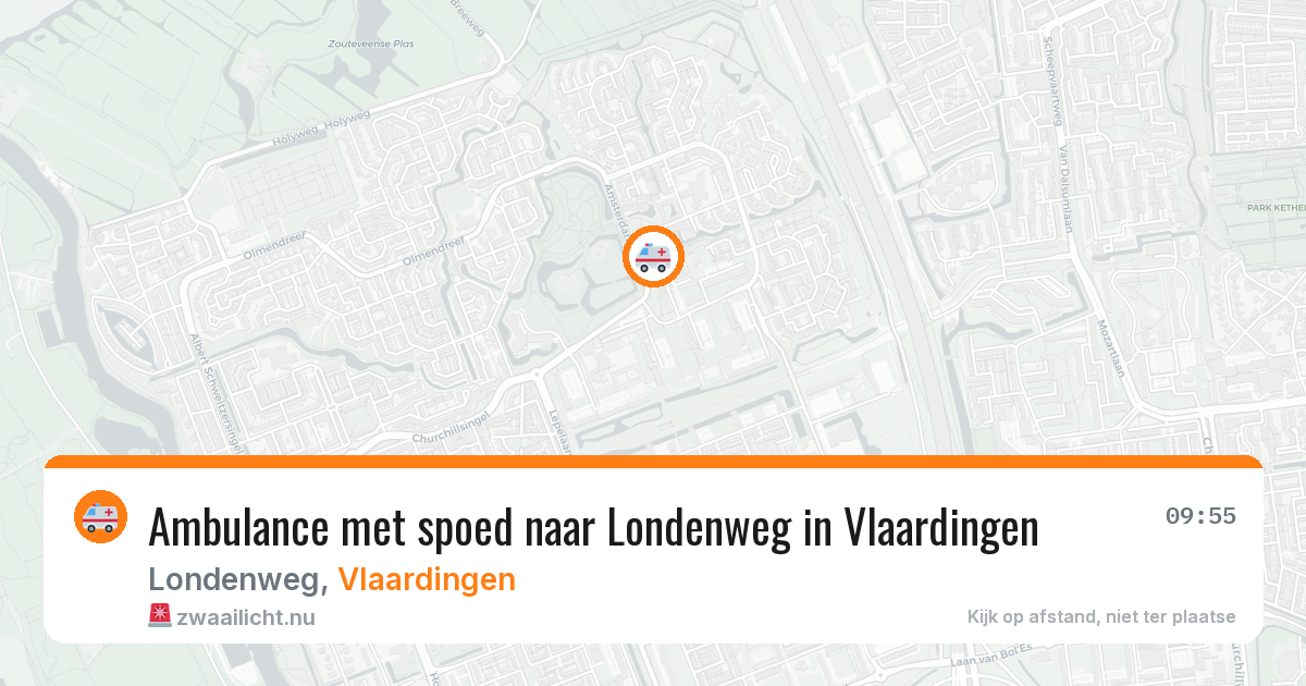 Ambulance met spoed naar Londenweg in Vlaardingen — 11 jul 2026
