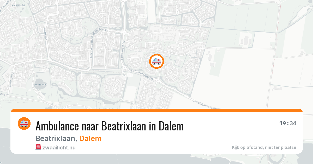Ambulance naar Beatrixlaan in Dalem — 6 apr 2026