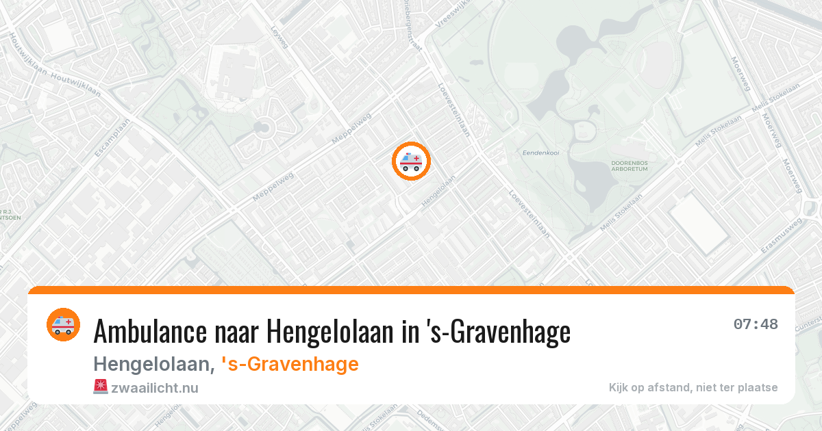 Ambulance naar Hengelolaan in 's-Gravenhage — 8 mei 2026