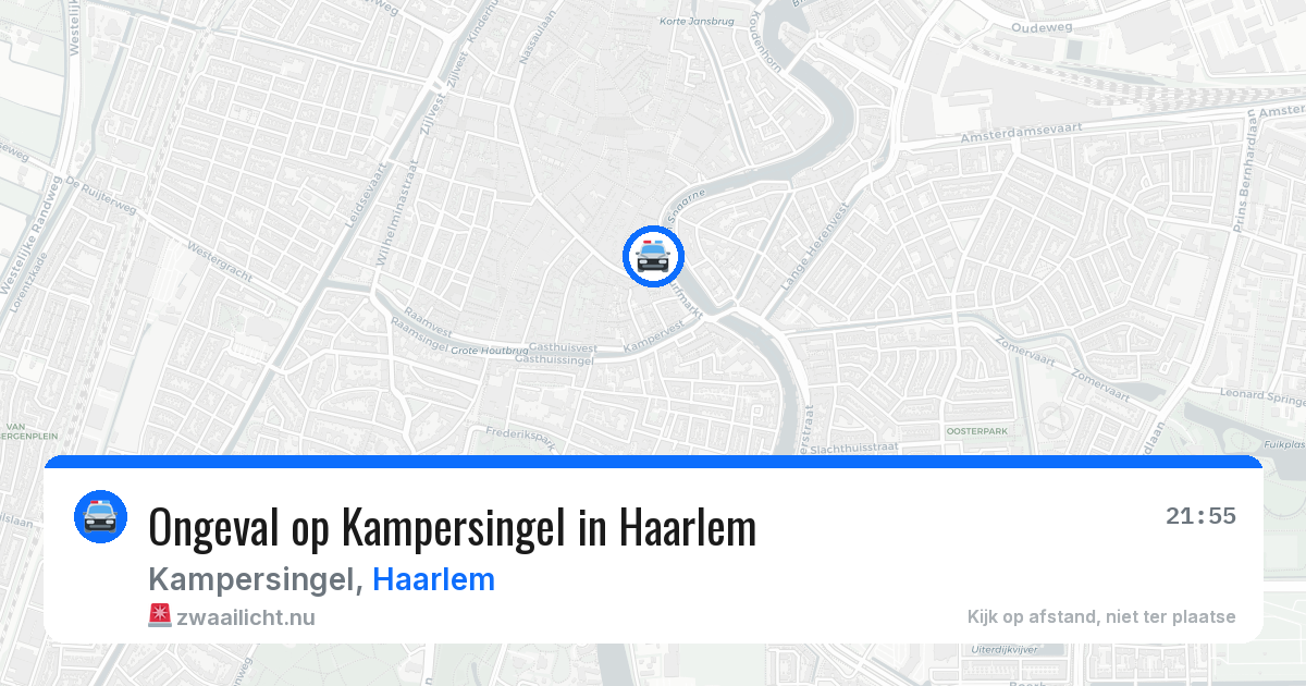 Ongeval op Kampersingel in Haarlem — 2 apr 2026
