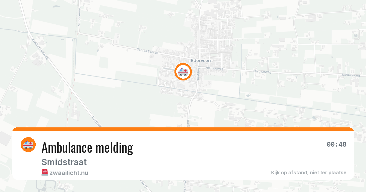 Ambulance melding — 9 feb 2026