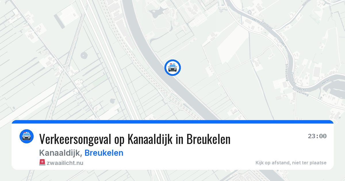 Verkeersongeval op Kanaaldijk in Breukelen — 19 jul 2026