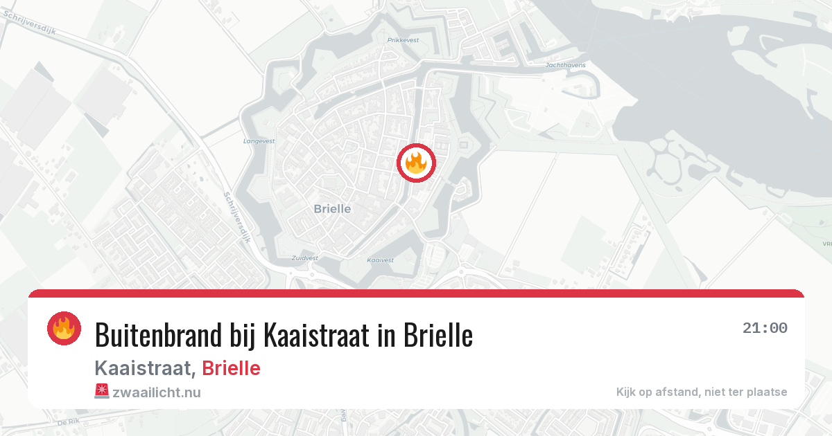 Buitenbrand bij Kaaistraat in Brielle — 19 jul 2026