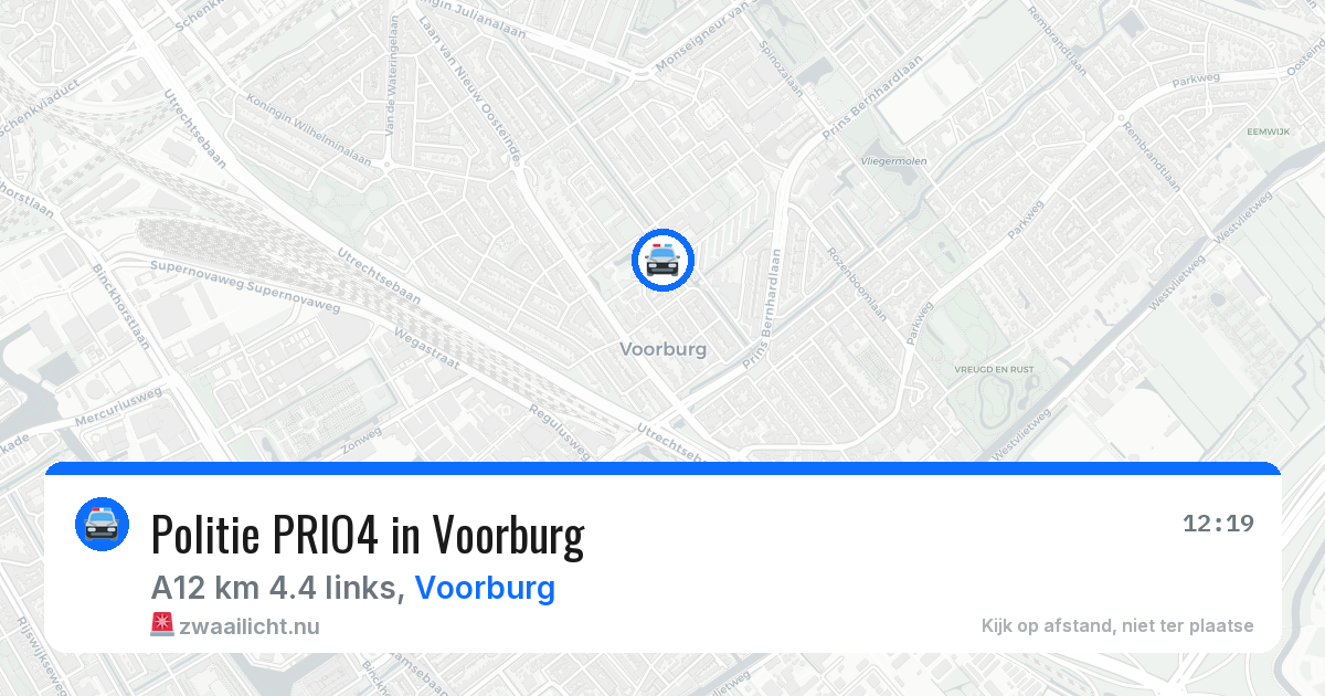 Politie PRIO4 in Voorburg — 8 mei 2026 | 🚨 Zwaailicht.nu