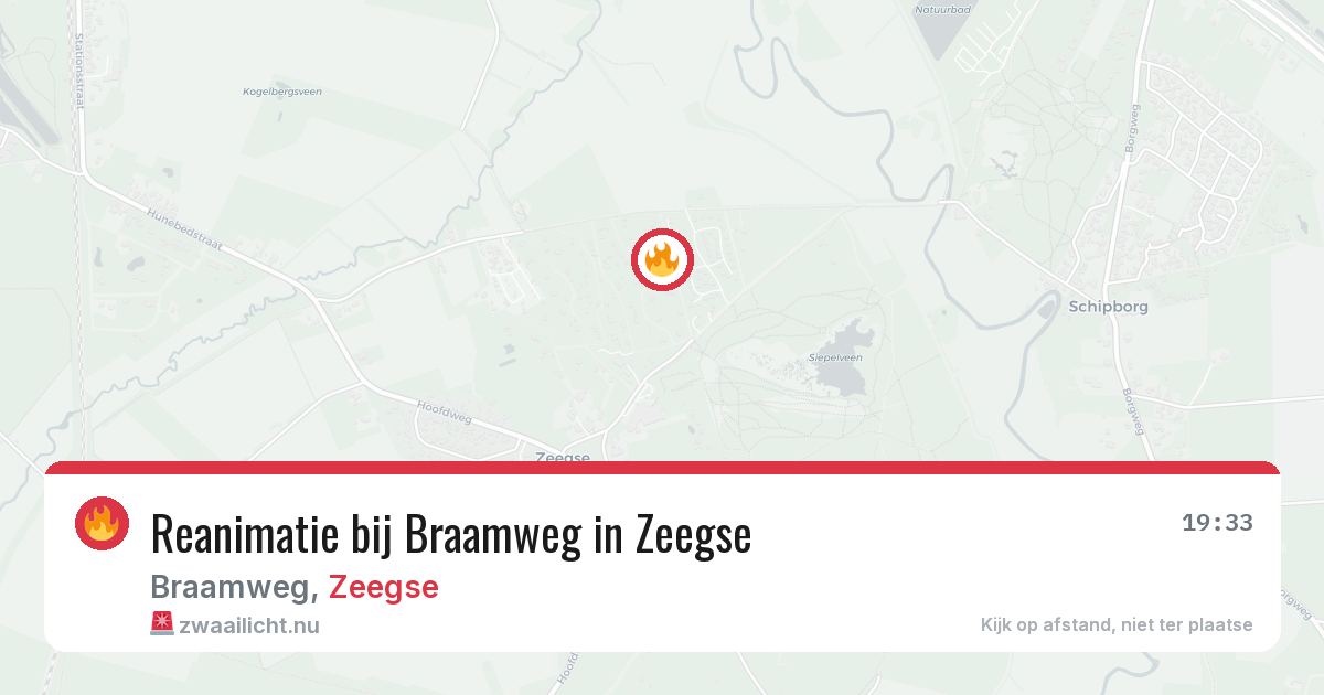 Reanimatie bij Braamweg in Zeegse — 4 apr 2026