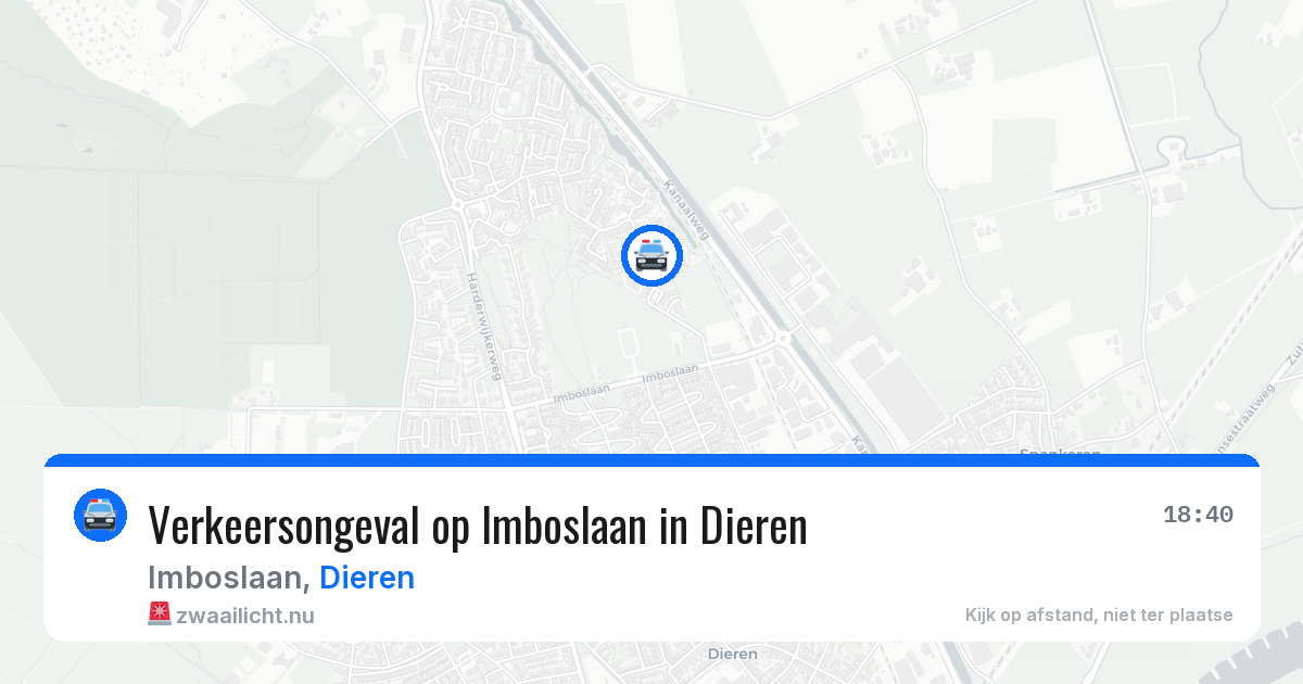 Verkeersongeval op Imboslaan in Dieren — 20 mei 2026