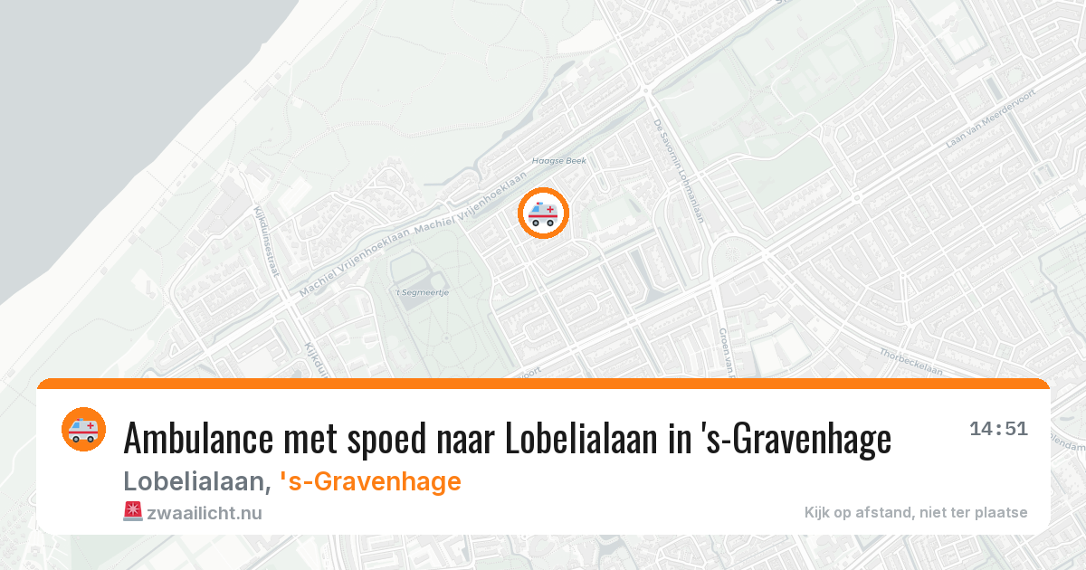 Ambulance met spoed naar Lobelialaan in 's-Gravenhage — 11 mrt 2026