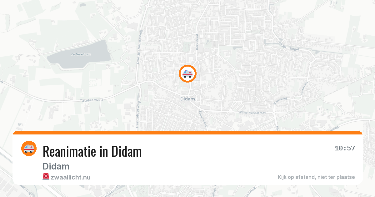 Reanimatie in Didam — 24 mei 2026