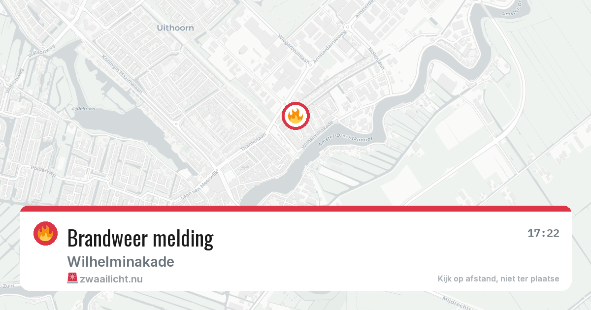 Brandweer melding — 3 apr 2026