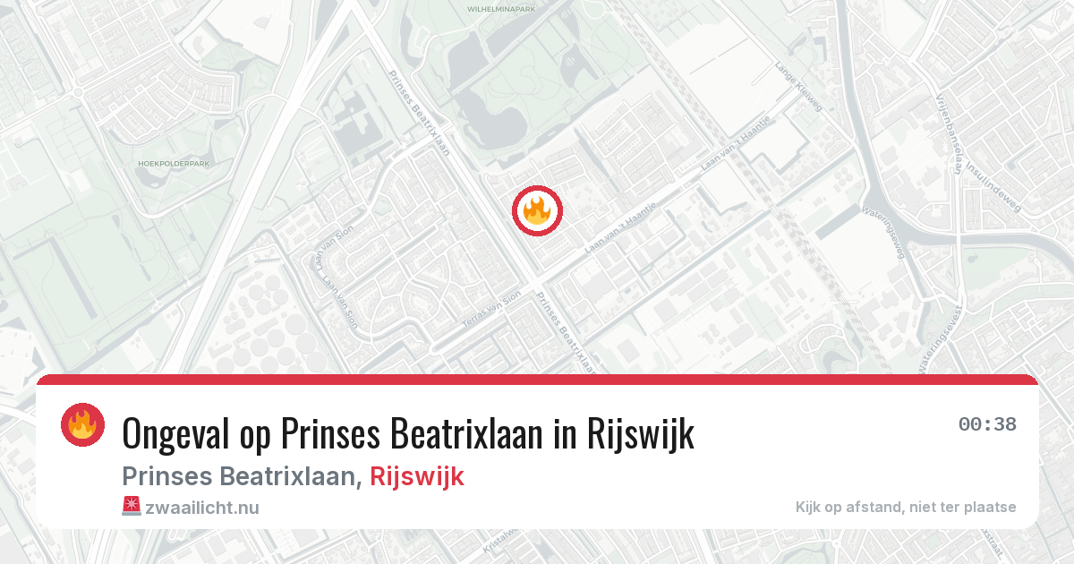 Ongeval op Prinses Beatrixlaan in Rijswijk — 14 jul 2026