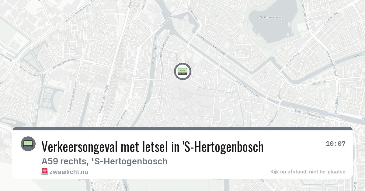 Verkeersongeval met letsel in 'S-Hertogenbosch — 6 mrt 2026