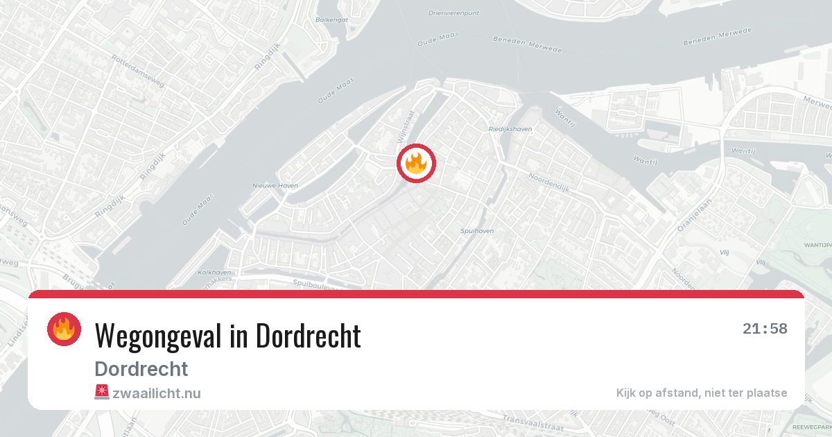 Wegongeval in Dordrecht — 25 mrt 2026