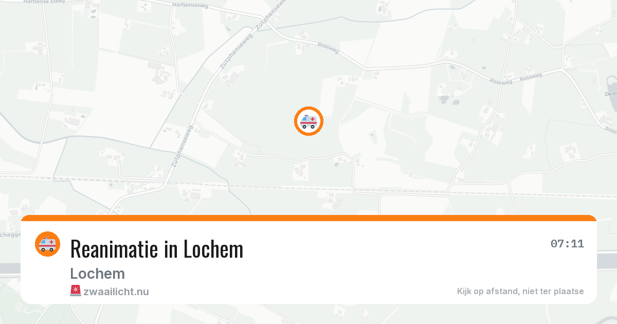 Reanimatie in Lochem — 20 jul 2026