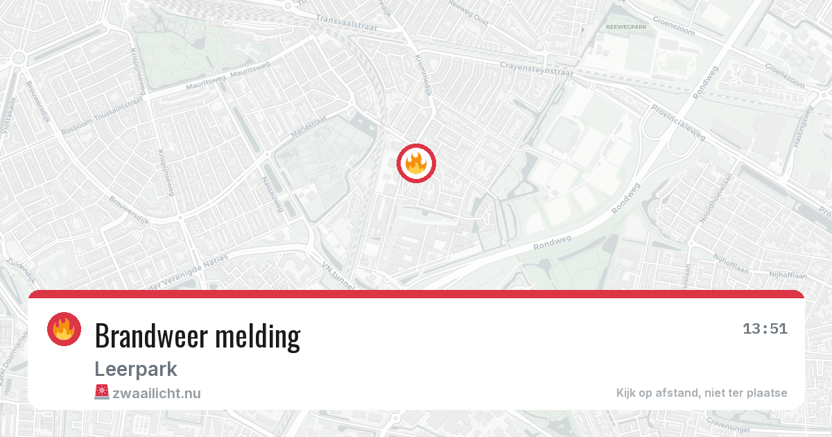 Brandweer melding — 3 jun 2026