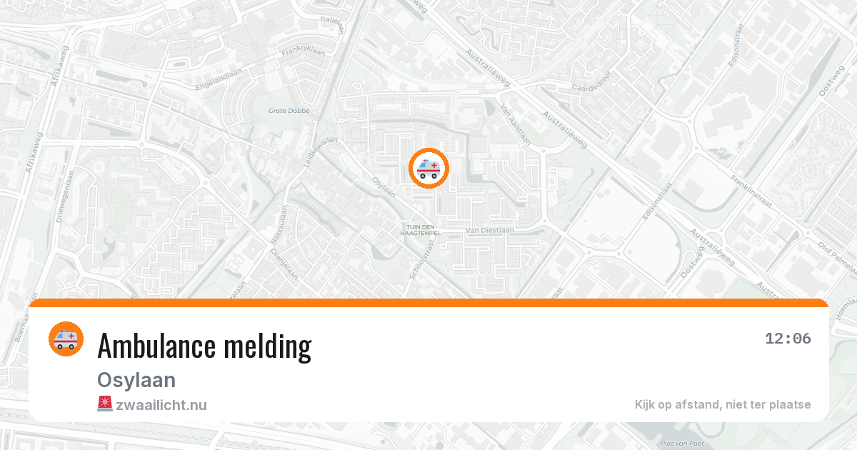 Ambulance melding — 28 apr 2026