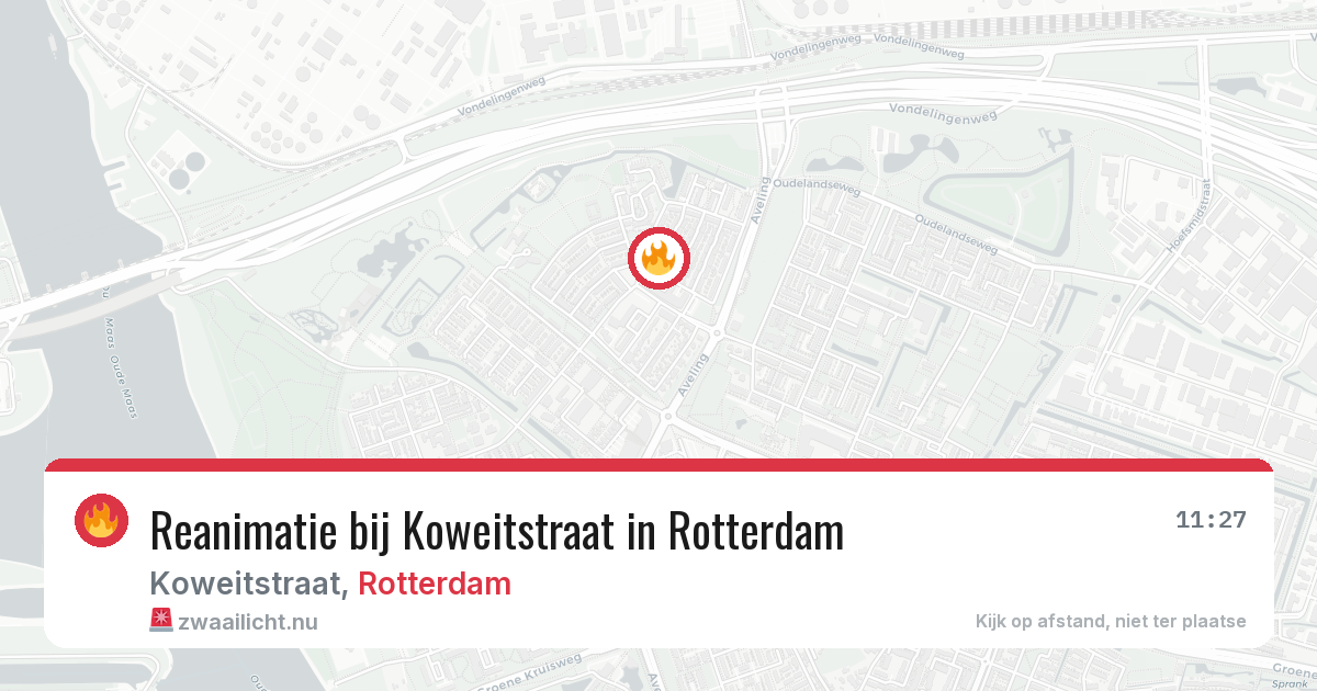 Reanimatie bij Koweitstraat in Rotterdam — 5 jun 2026