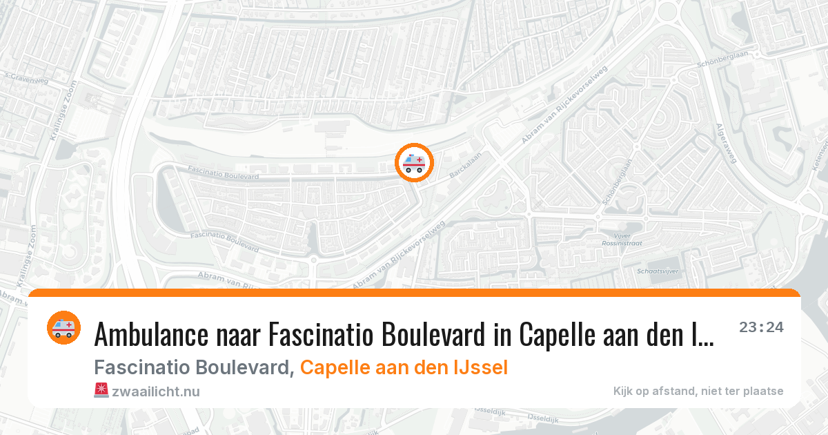 Ambulance naar Fascinatio Boulevard in Capelle aan den IJssel — 13 mei 2026