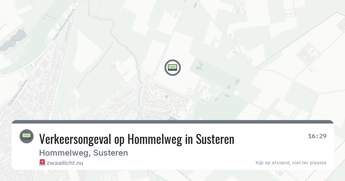 Verkeersongeval op Hommelweg in Susteren — 23 jun 2026