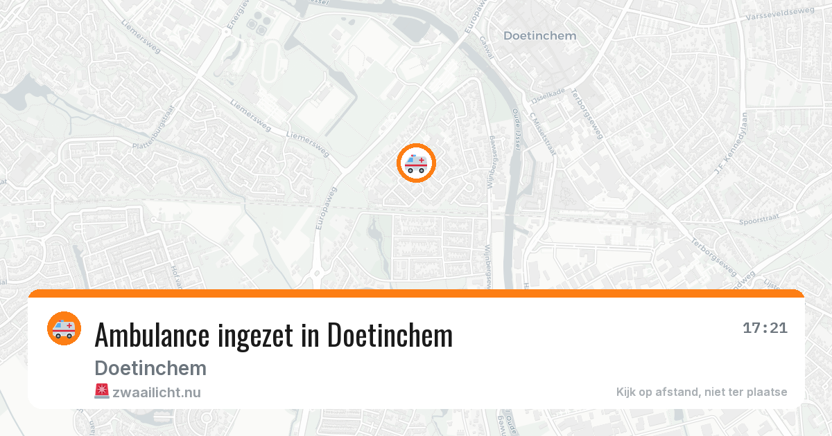 Ambulance ingezet in Doetinchem — 14 jul 2026