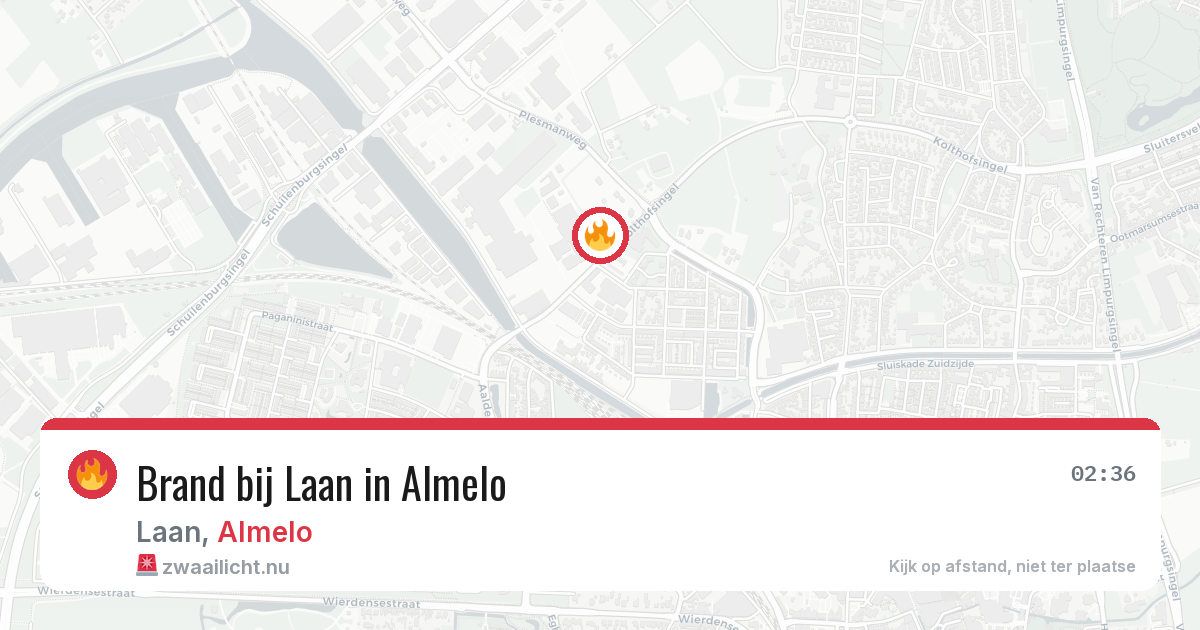 Brand bij Laan in Almelo — 2 apr 2026