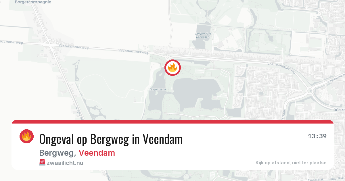 Ongeval op Bergweg in Veendam — 18 jul 2026