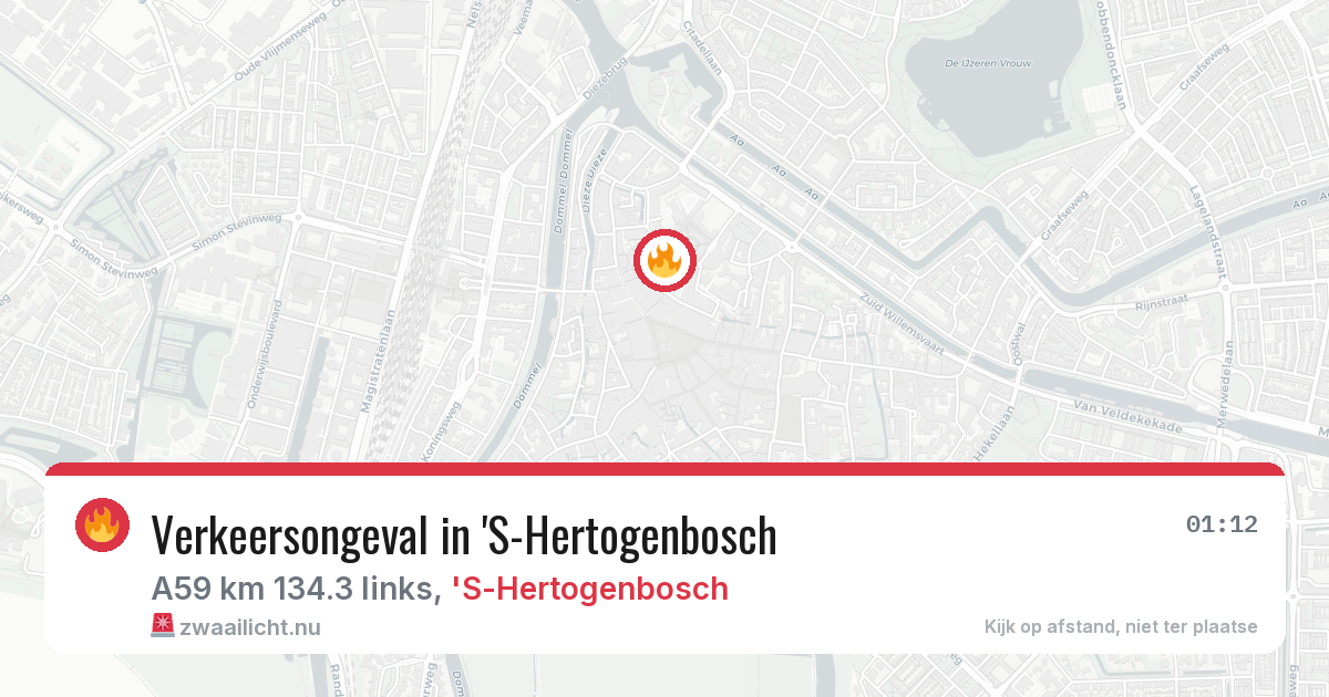 Verkeersongeval in 'S-Hertogenbosch — 21 mrt 2026