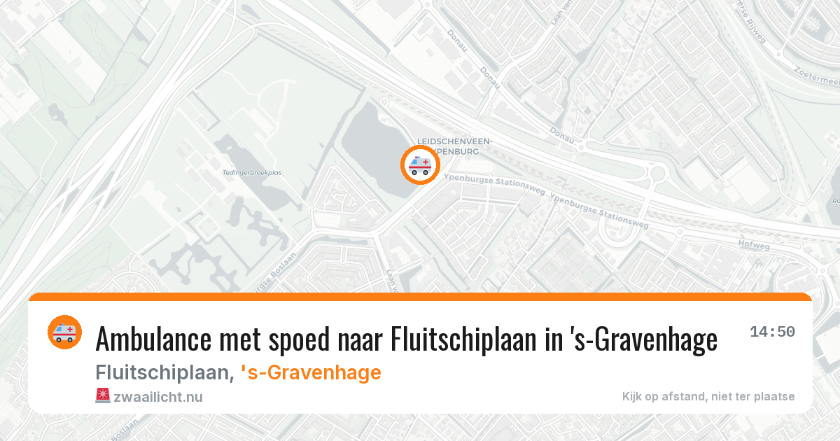 Ambulance met spoed naar Fluitschiplaan in 's-Gravenhage — 25 jan 2026