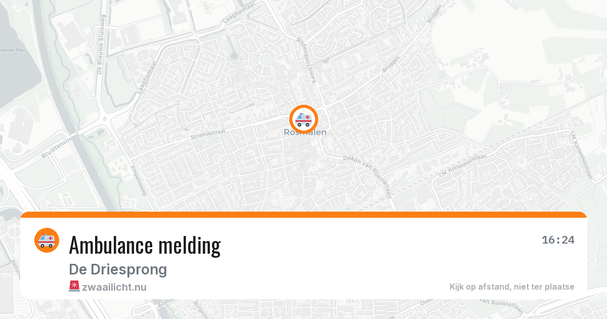 Ambulance melding — 18 jul 2026