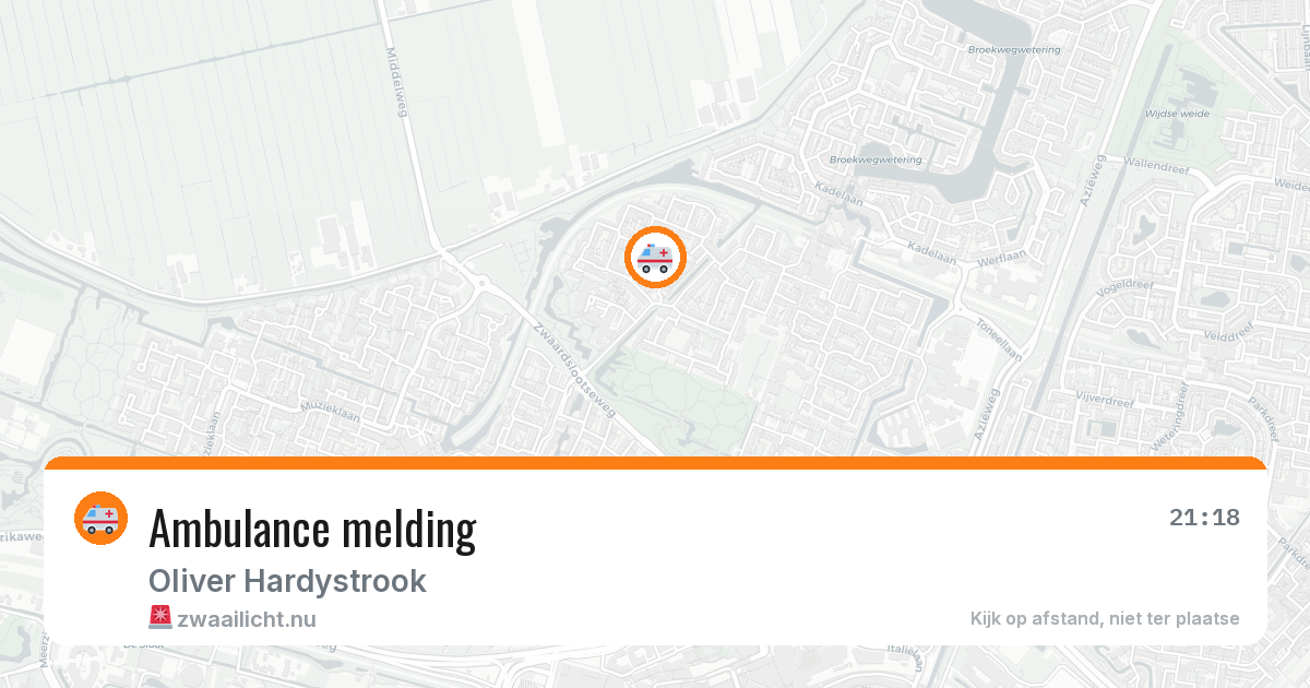 Ambulance melding — 3 jun 2026