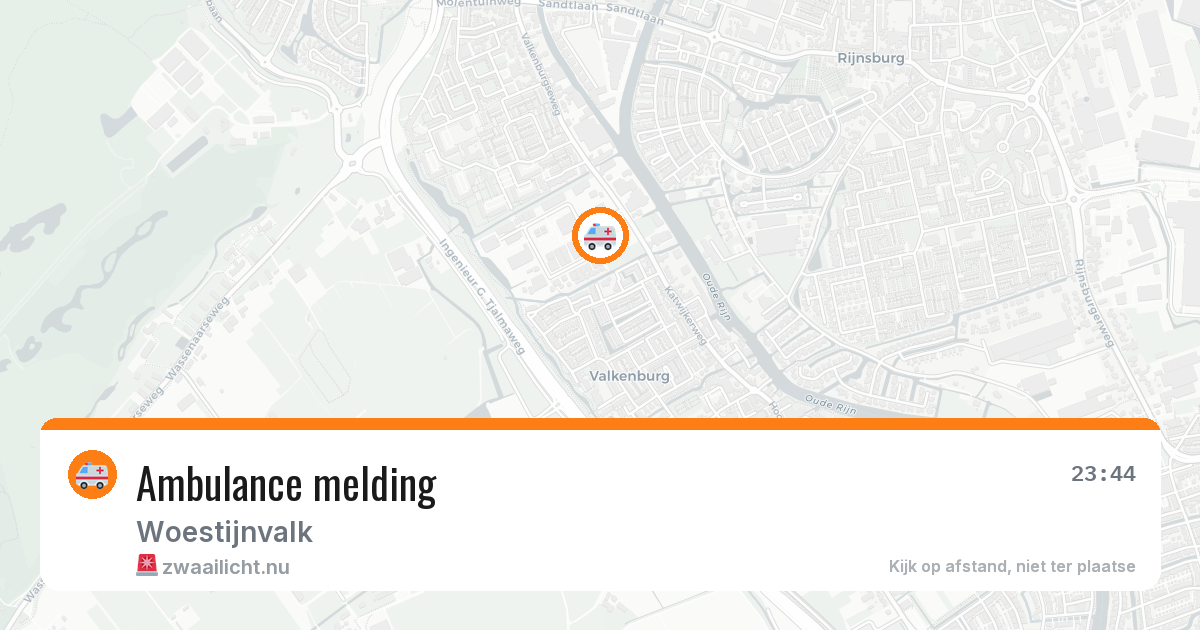 Ambulance melding — 15 jul 2026