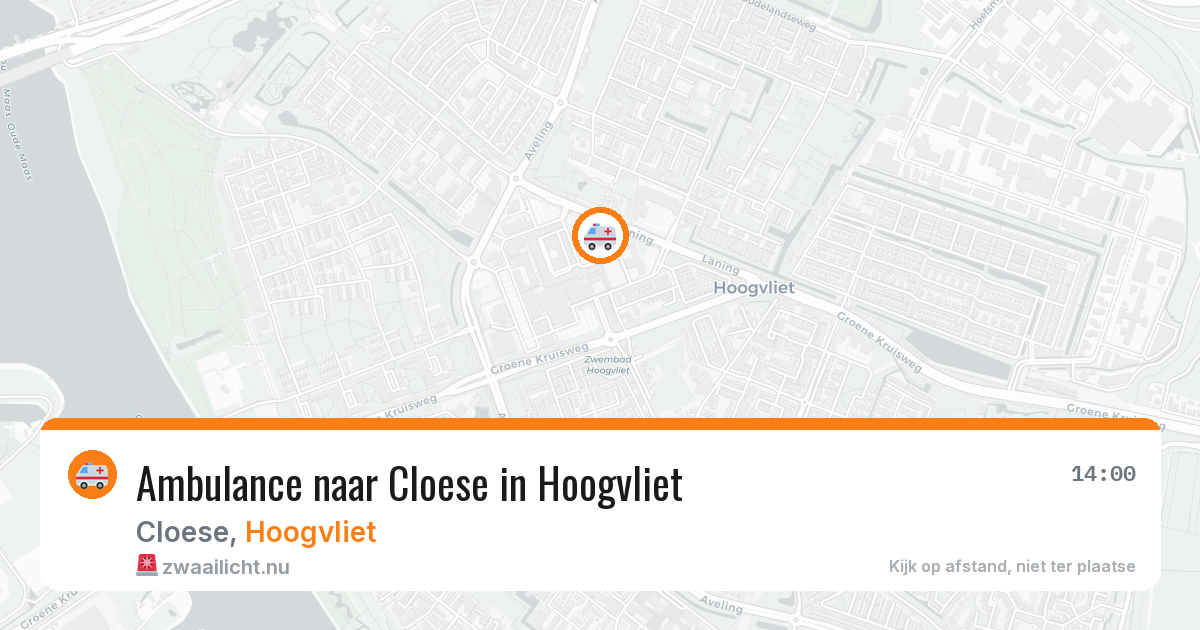 Ambulance naar Cloese in Hoogvliet — 29 apr 2026
