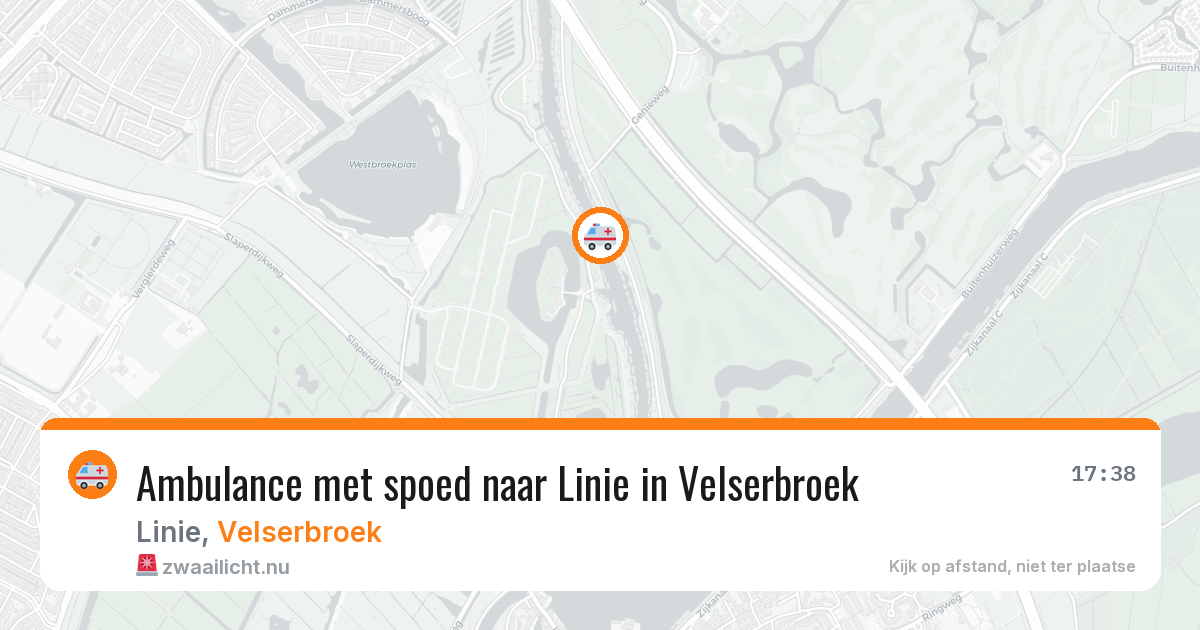 Ambulance met spoed naar Linie in Velserbroek — 17 mrt 2026