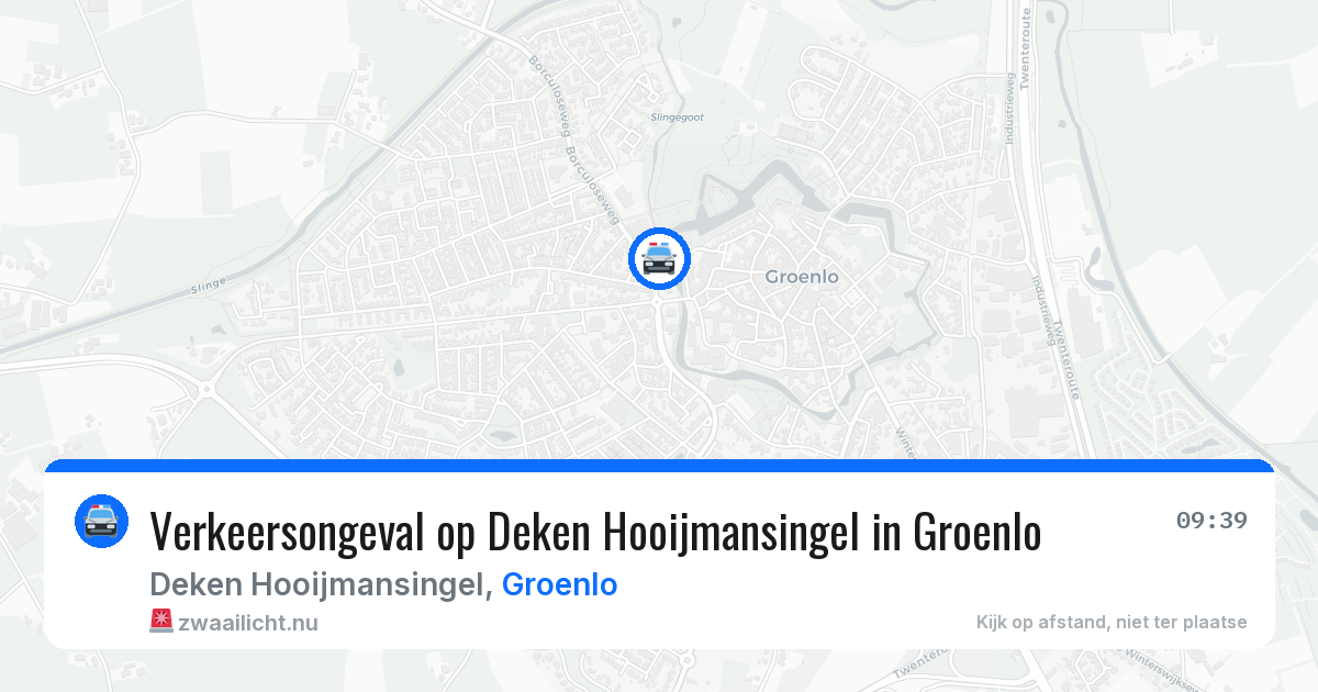 Verkeersongeval op Deken Hooijmansingel in Groenlo — 15 apr 2026