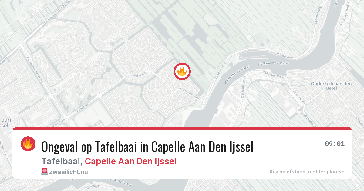 Ongeval op Tafelbaai in Capelle Aan Den Ijssel — 30 mrt 2026